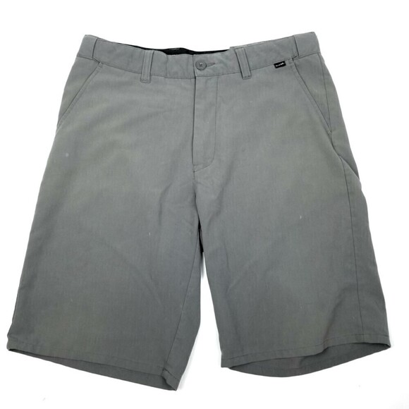 Travis Mathew Golf Actice Tech Woven Stretch Casual Shorts Gray Mens 34 Tennis - Picture 1 of 9